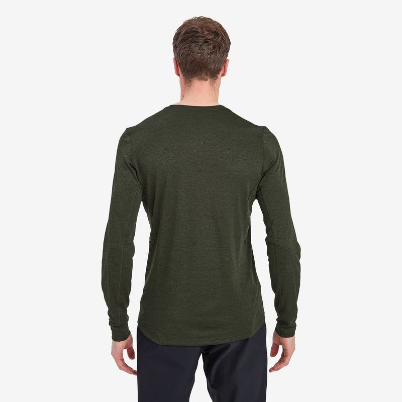 Dark Green Montane Dart Long Sleeve Men's T Shirts | KOC7641QF