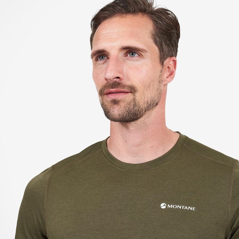 Dark Green Montane Dart Men's T Shirts | BVI7858TL