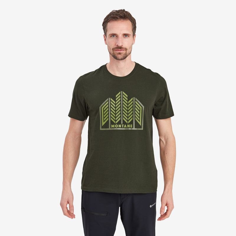 Dark Green Montane Forest Men's T Shirts | VWH2291JB