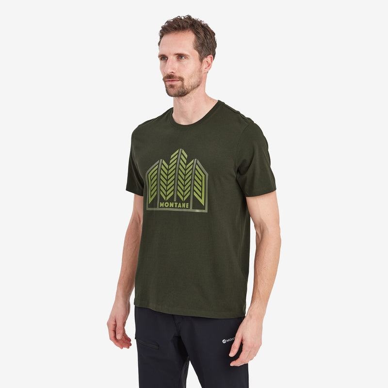 Dark Green Montane Forest Men's T Shirts | VWH2291JB