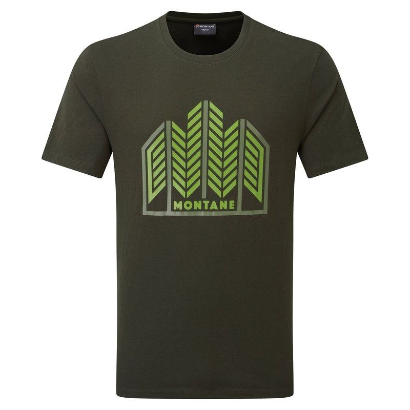 Dark Green Montane Forest Men\'s T Shirts | VWH2291JB