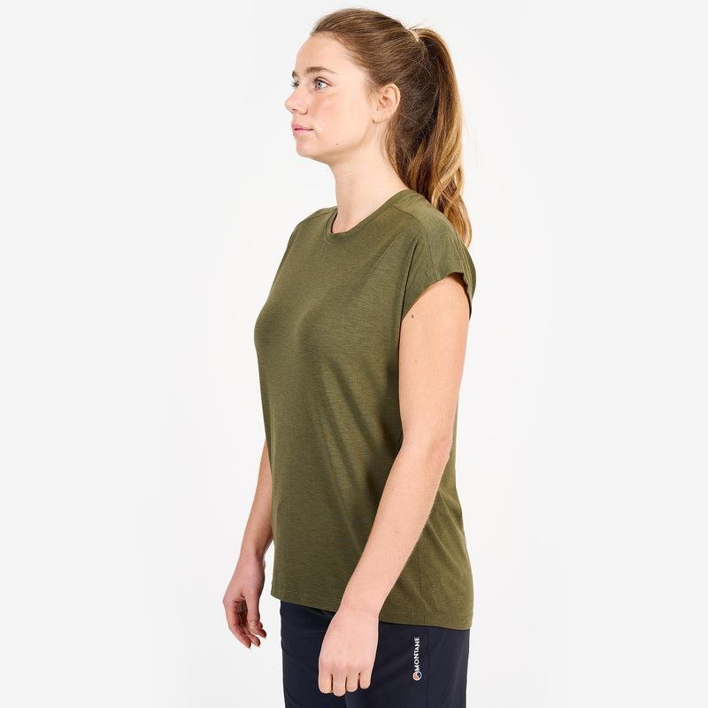 Dark Green Montane Mira Women's T Shirts | MGI9066GG