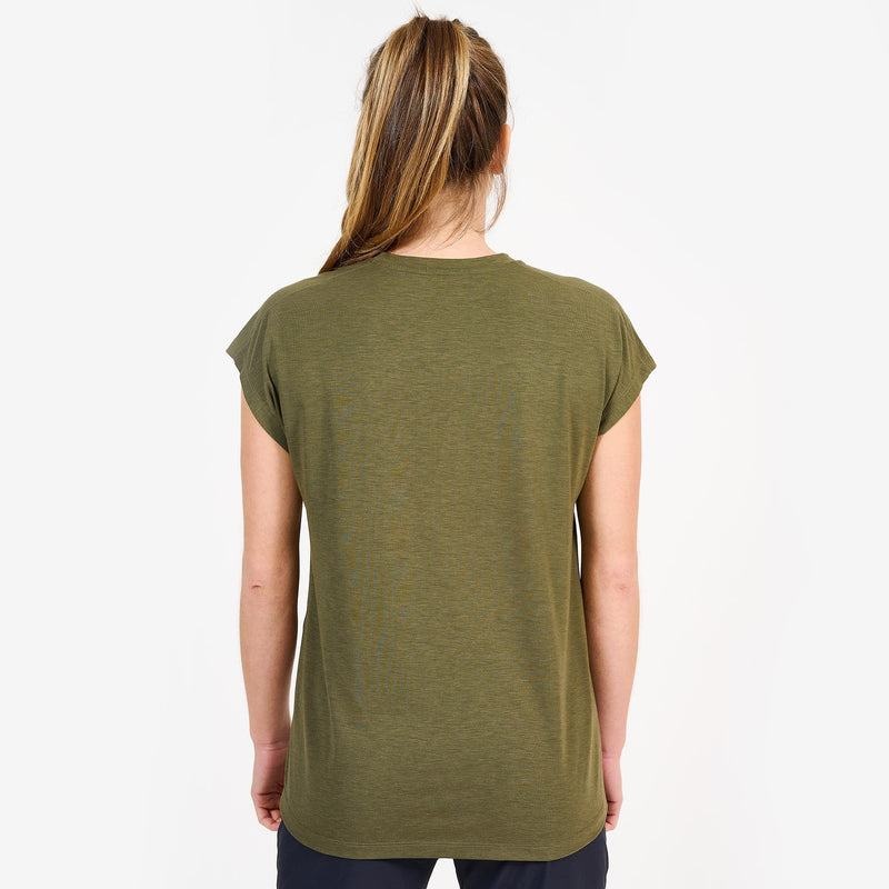 Dark Green Montane Mira Women's T Shirts | MGI9066GG