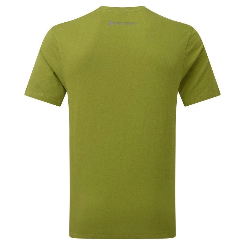 Dark Green Montane Mono Logo Men's T Shirts | FGT4060UV