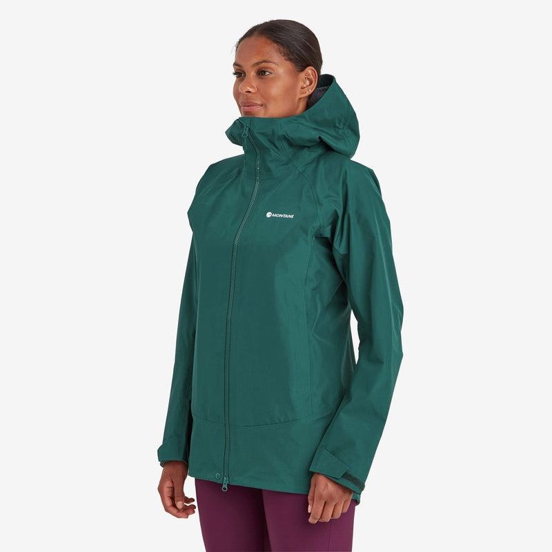 Dark Green Montane Phase Women's Waterproof Jackets | DOF1310EN