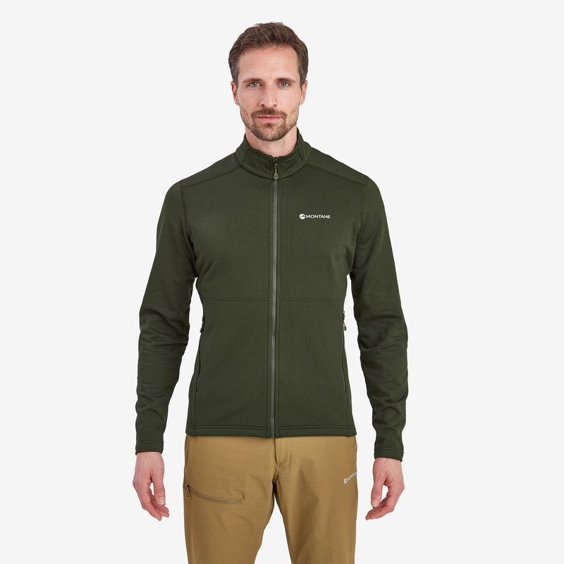 Dark Green Montane Protium Men's Fleece Jackets | GHB3954BP