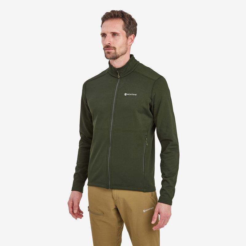 Dark Green Montane Protium Men's Fleece Jackets | GHB3954BP