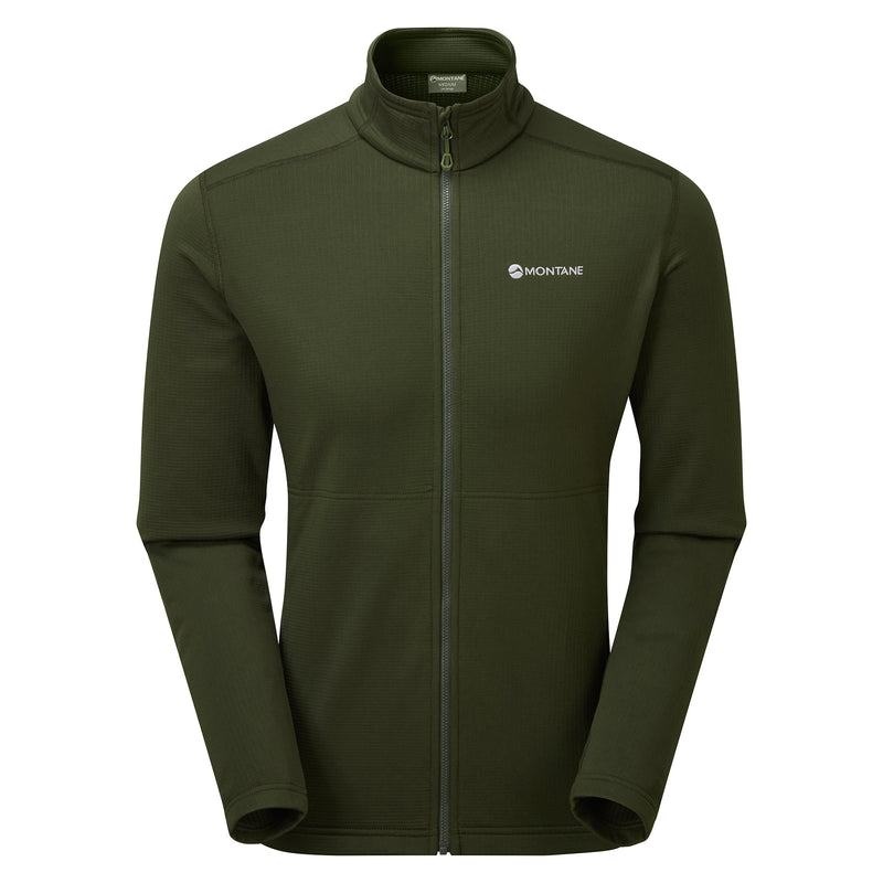 Dark Green Montane Protium Men\'s Fleece Jackets | GHB3954BP