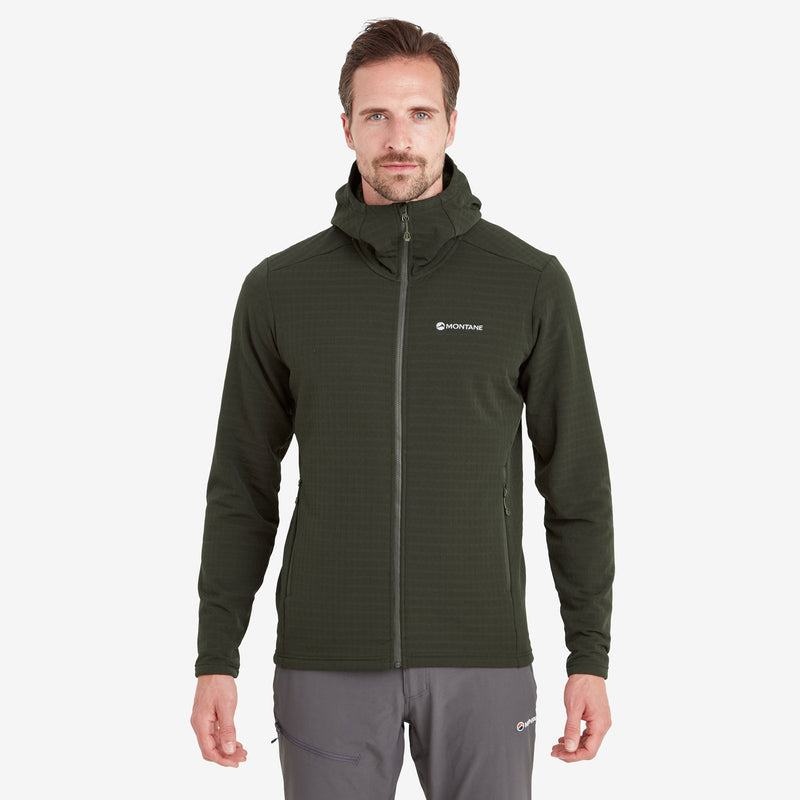 Dark Green Montane Protium XT Hooded Men's Fleece Jackets | SLW6231WC