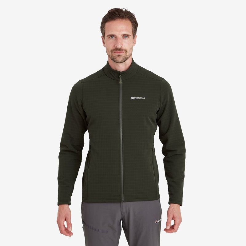 Dark Green Montane Protium XT Men's Fleece Jackets | NMB889CF