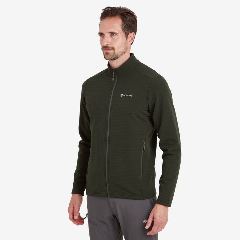 Dark Green Montane Protium XT Men's Fleece Jackets | NMB889CF