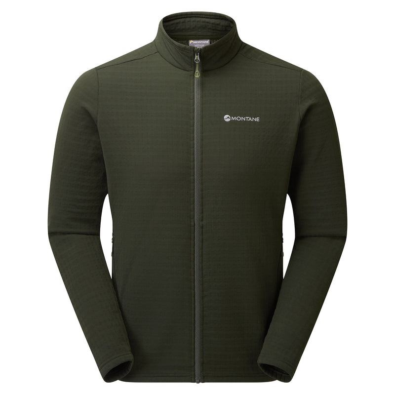 Dark Green Montane Protium XT Men\'s Fleece Jackets | NMB889CF