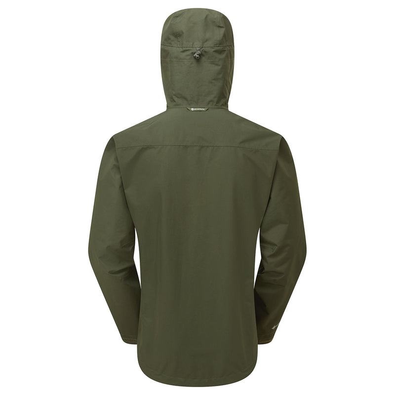 Dark Green Montane Spirit Men's Waterproof Jackets | IAM7184DL