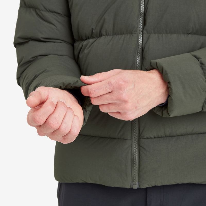 Dark Green Montane Tundra Men's Down Jackets | DCK511YW