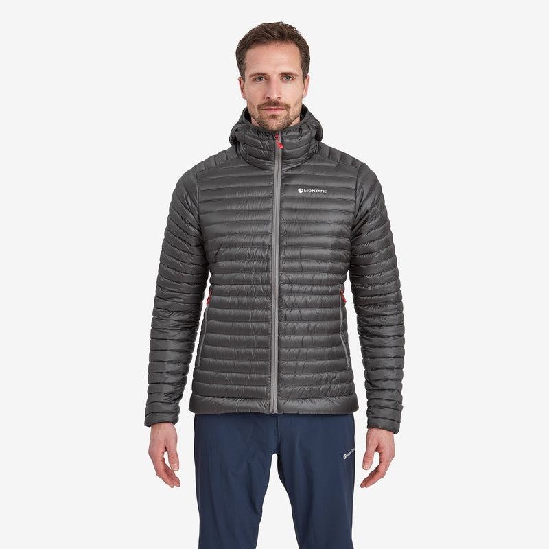 Dark Grey Montane Anti-Freeze Lite Hooded Men's Down Jackets | ZDL3355CN