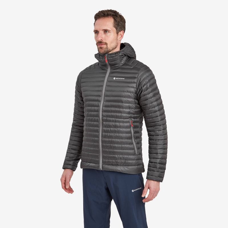 Dark Grey Montane Anti-Freeze Lite Hooded Men's Down Jackets | ZDL3355CN