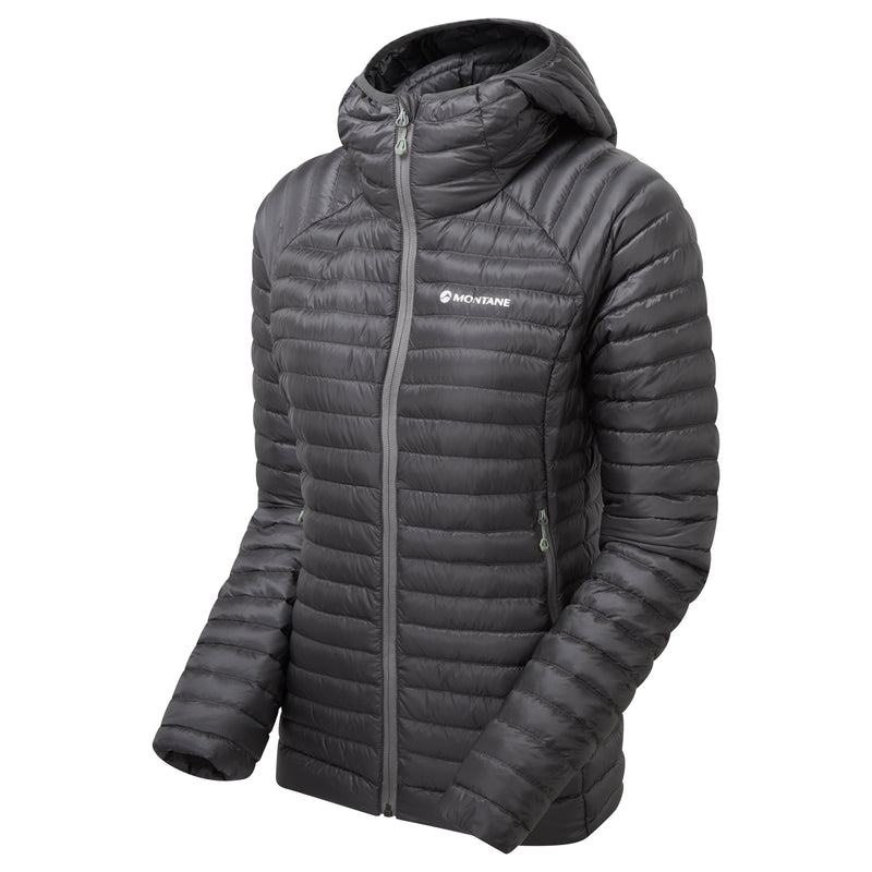 Dark Grey Montane Anti-Freeze Lite Hooded Women's Down Jackets | HQT3399WP