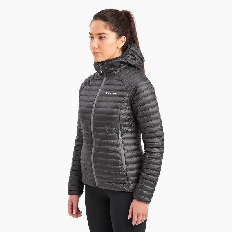 Dark Grey Montane Anti-Freeze Lite Hooded Women's Down Jackets | HQT3399WP