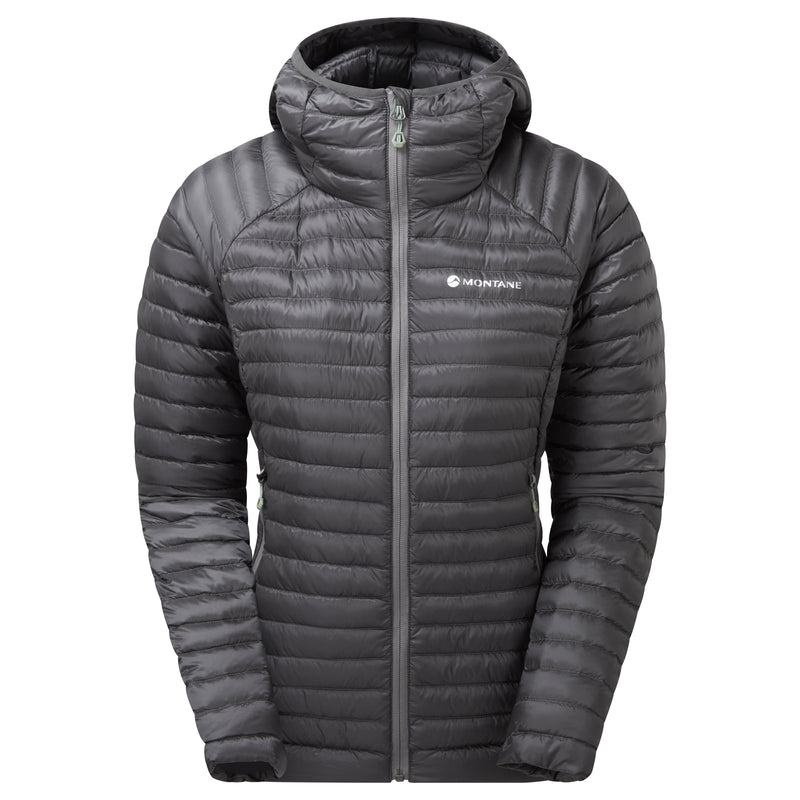 Dark Grey Montane Anti-Freeze Lite Hooded Women\'s Down Jackets | HQT3399WP