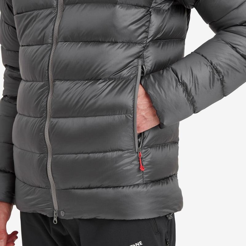 Dark Grey Montane Anti-Freeze XT Hooded Men's Down Jackets | RYS1922VF