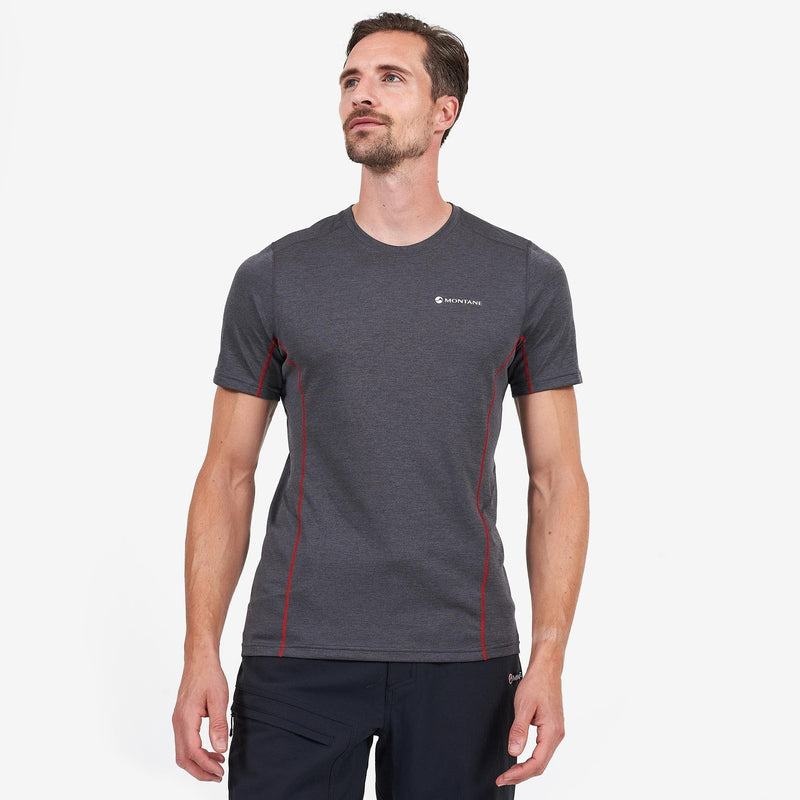 Dark Grey Montane Dart Men's T Shirts | VTW7755CD