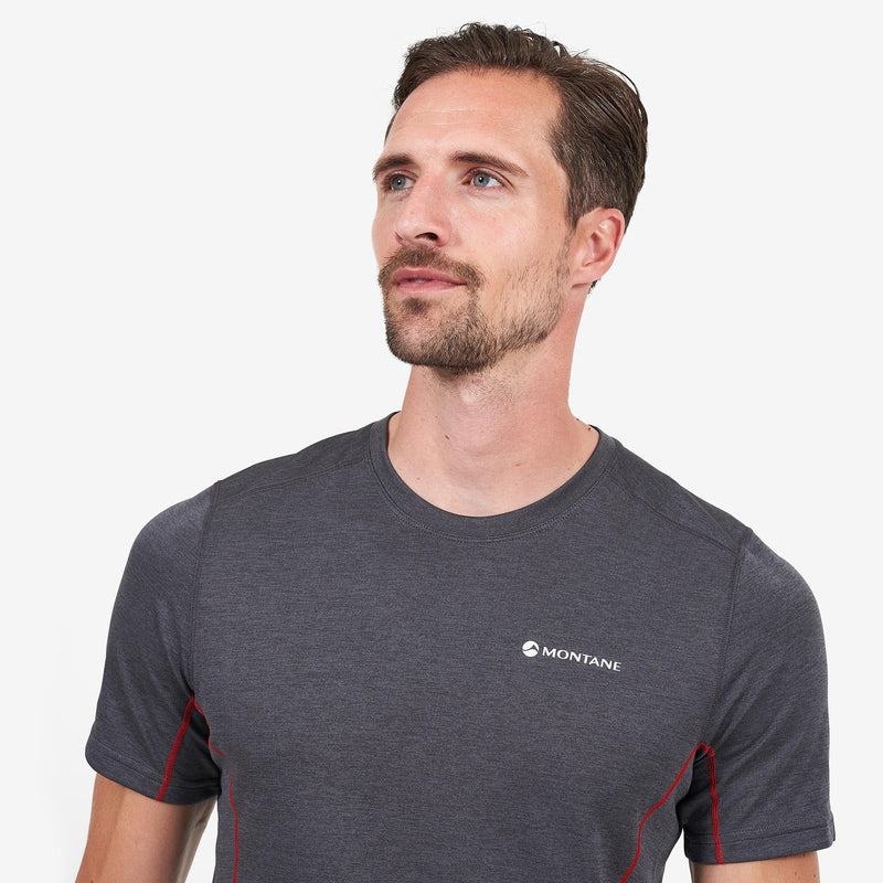 Dark Grey Montane Dart Men's T Shirts | VTW7755CD