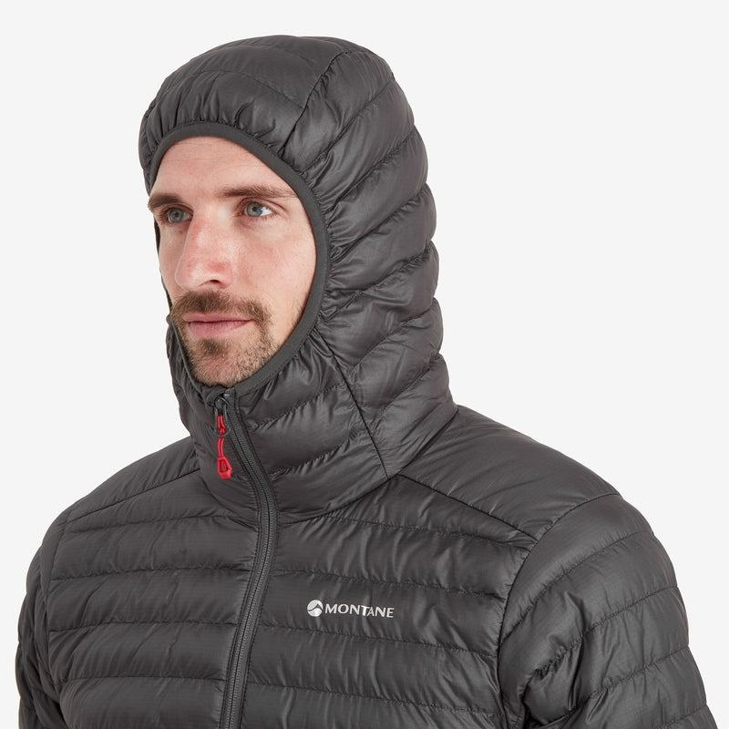 Dark Grey Montane Icarus Lite Hooded Men's Jackets | NWP8558OY