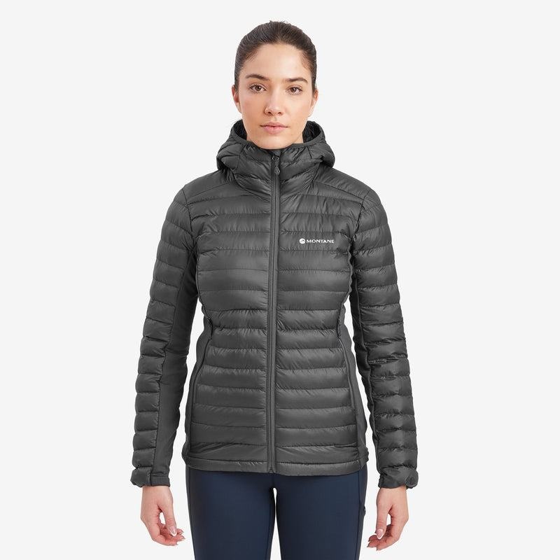 Dark Grey Montane Icarus Lite Hooded Women's Jackets | DOG693QV