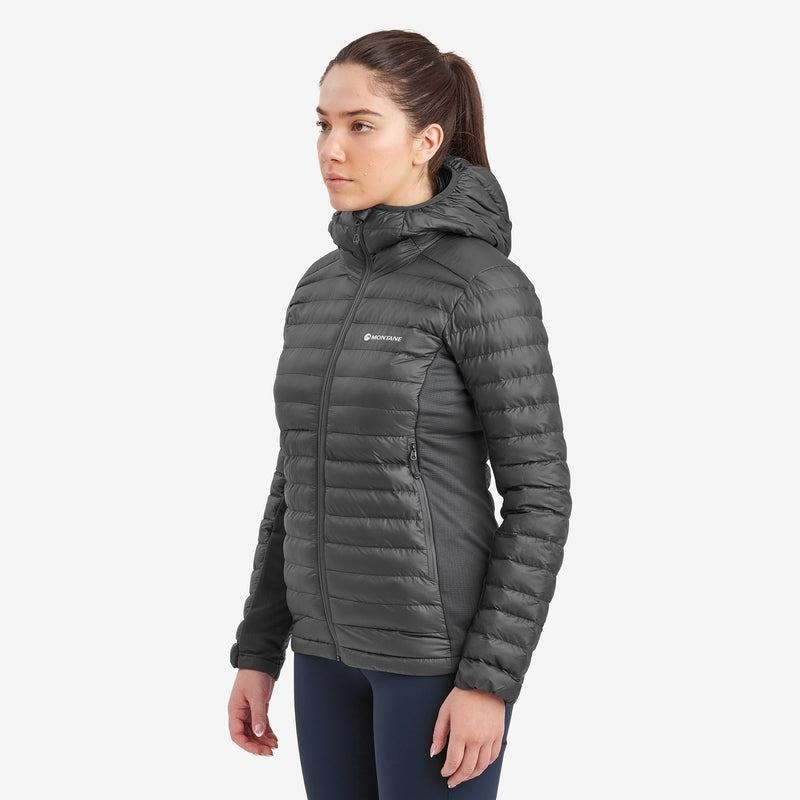 Dark Grey Montane Icarus Lite Hooded Women's Jackets | DOG693QV