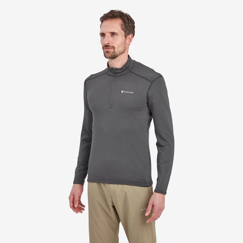 Dark Grey Montane Protium Lite Pull On Men's Fleece | CPS5683TT