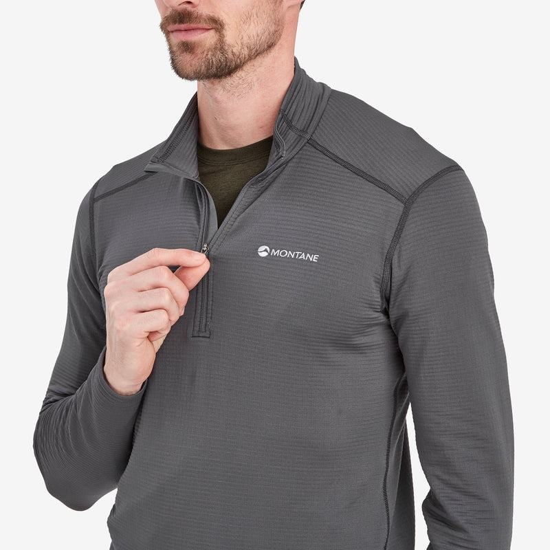 Dark Grey Montane Protium Lite Pull On Men's Fleece | CPS5683TT