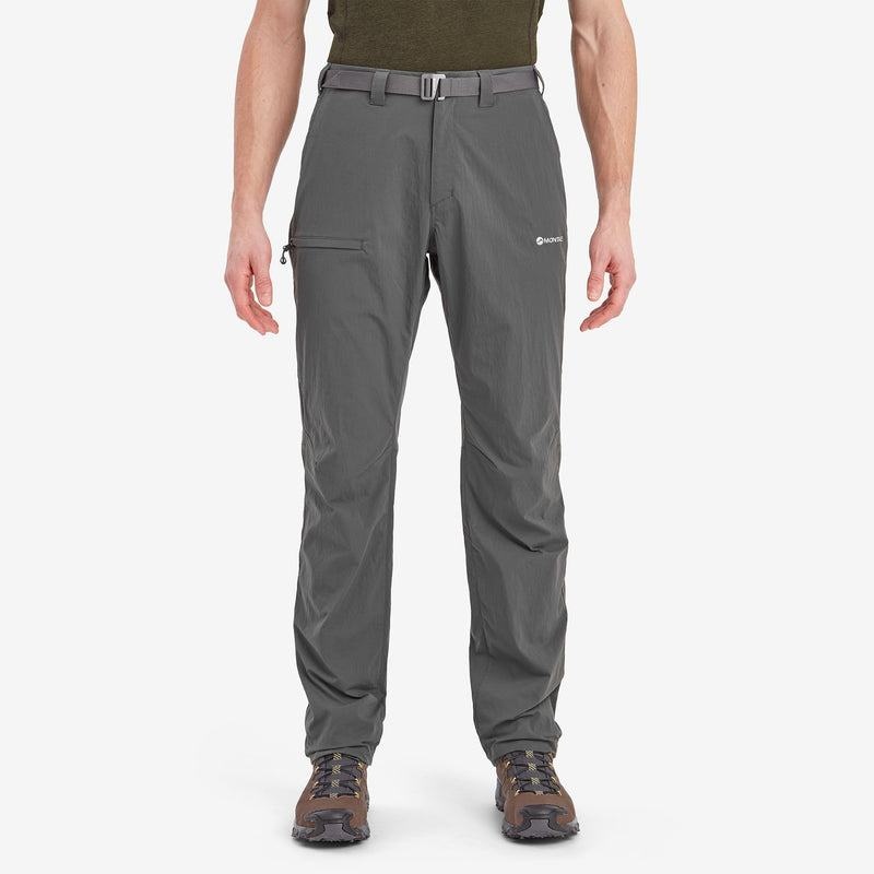 Dark Grey Montane Terra Lite Men's Pants | JGR5672HR