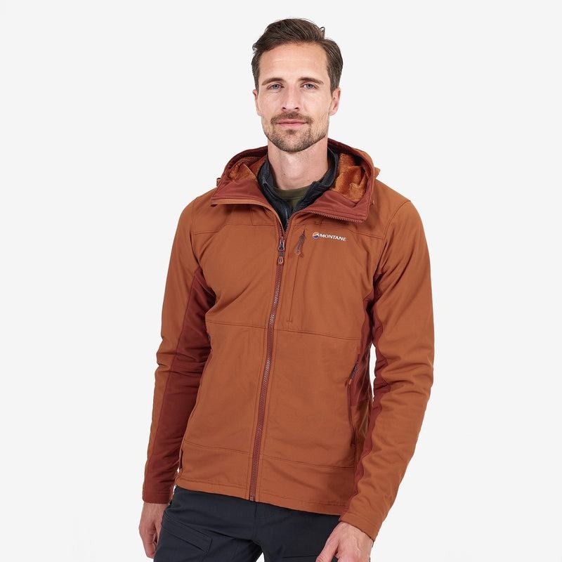 Dark Orange Montane Krypton Men's Softshell Jackets | GEH4840CL