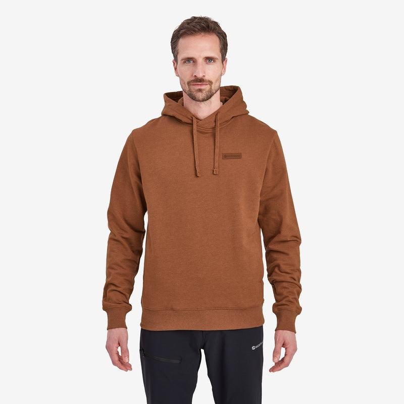 Dark Orange Montane Mono Logo Men's Hoodie | KLZ5232ND