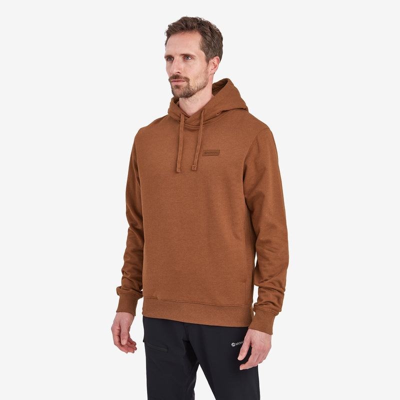 Dark Orange Montane Mono Logo Men's Hoodie | KLZ5232ND