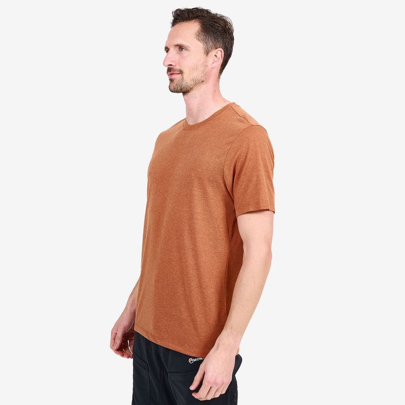 Dark Orange Montane Phase Men's T Shirts | YEL8975AO