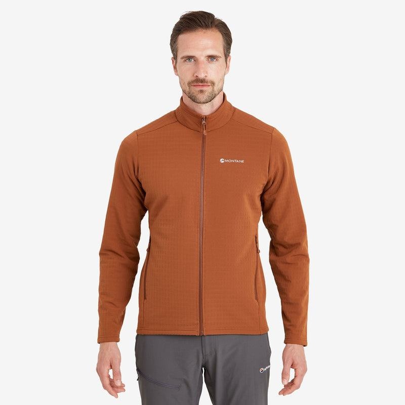 Dark Orange Montane Protium XT Men's Fleece Jackets | YLX4198JZ