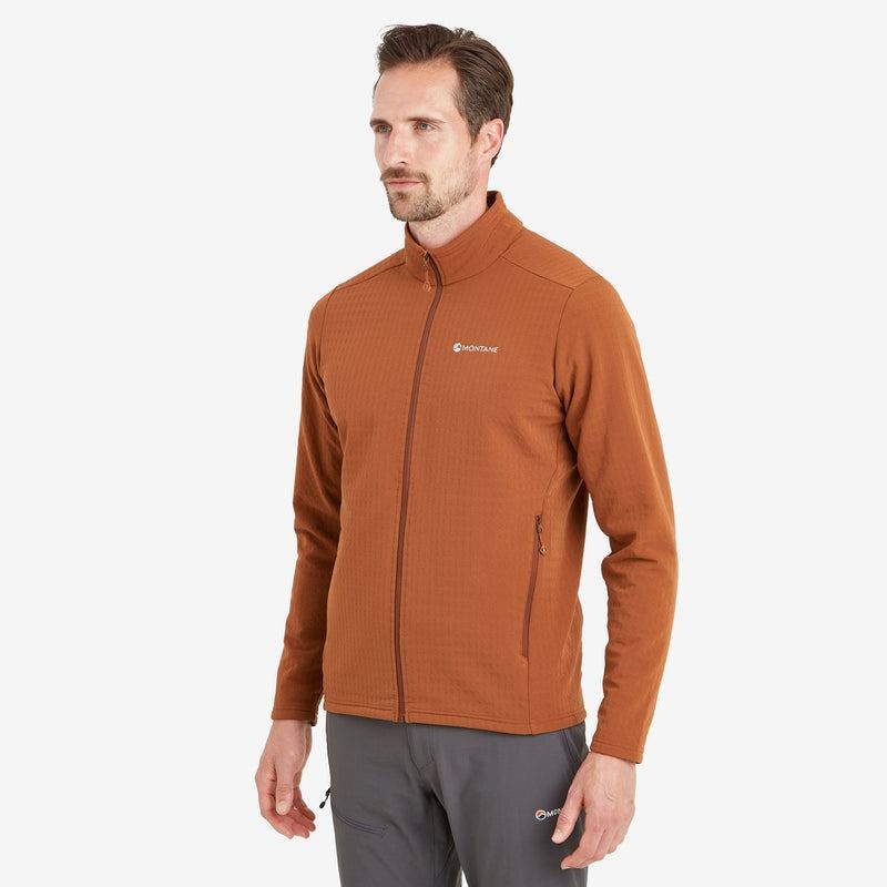 Dark Orange Montane Protium XT Men's Fleece Jackets | YLX4198JZ