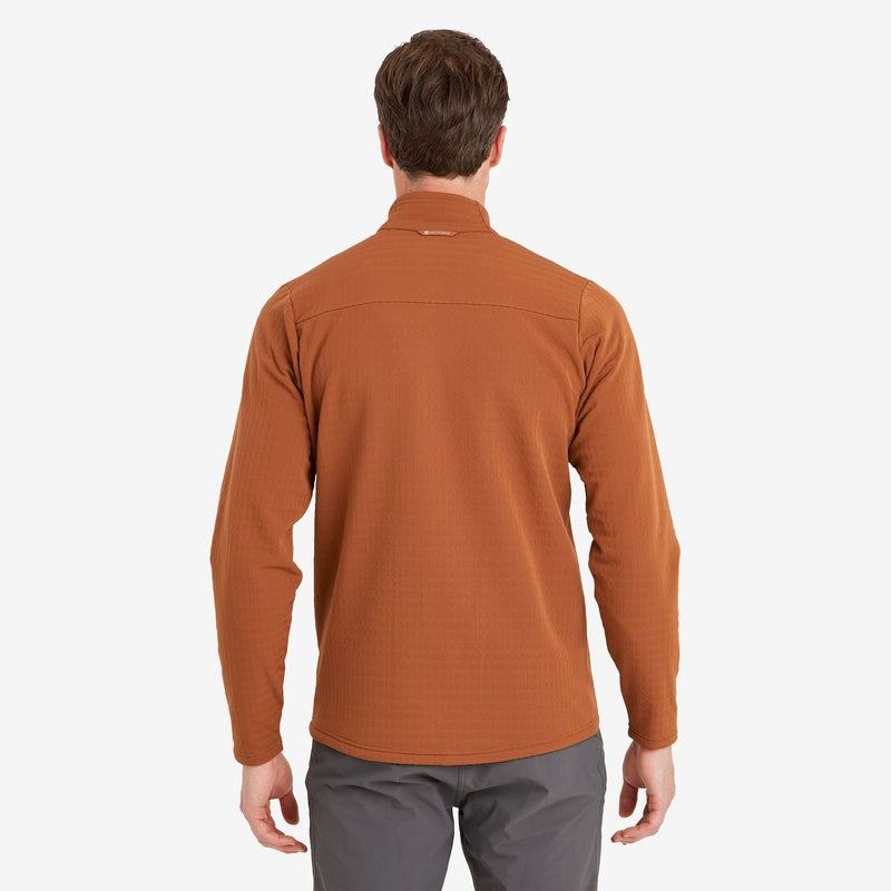 Dark Orange Montane Protium XT Men's Fleece Jackets | YLX4198JZ