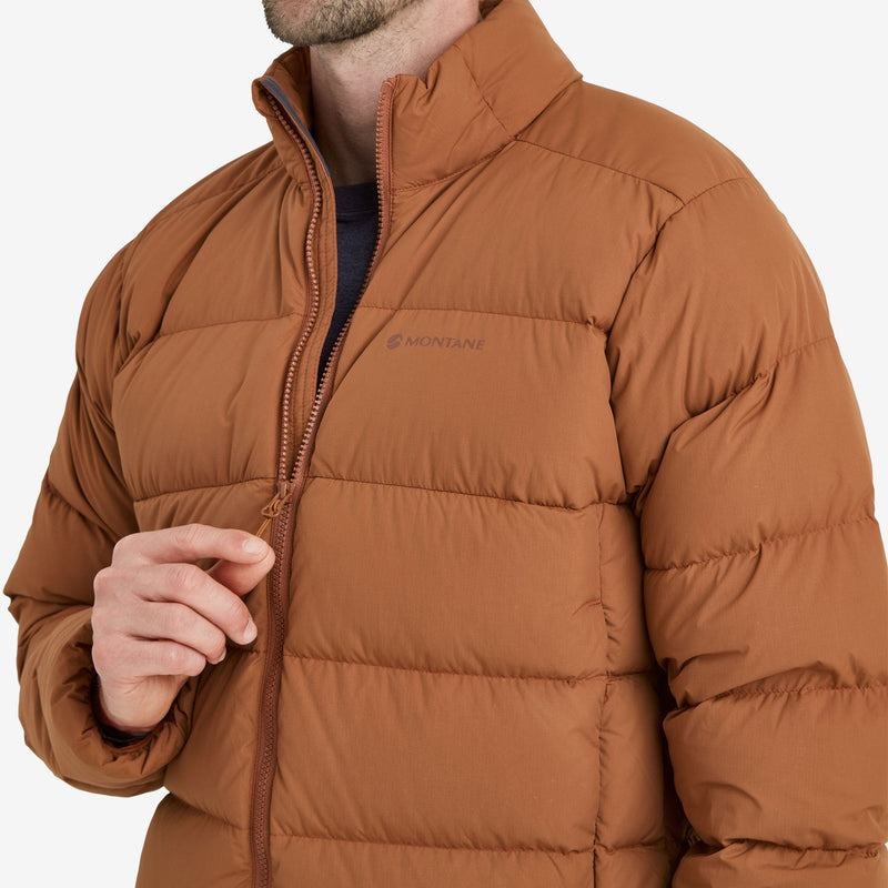 Dark Orange Montane Tundra Men's Down Jackets | SOW395KP