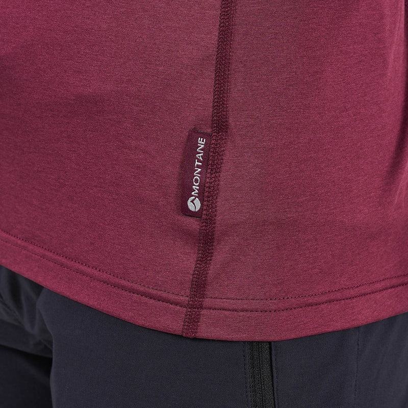 Dark Purple Montane Dart Thermo Zip Neck Women's T Shirts | XTO6567SK