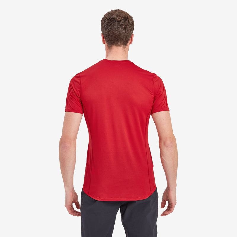 Dark Red Montane Dart Lite Men's T Shirts | WAU3573LQ