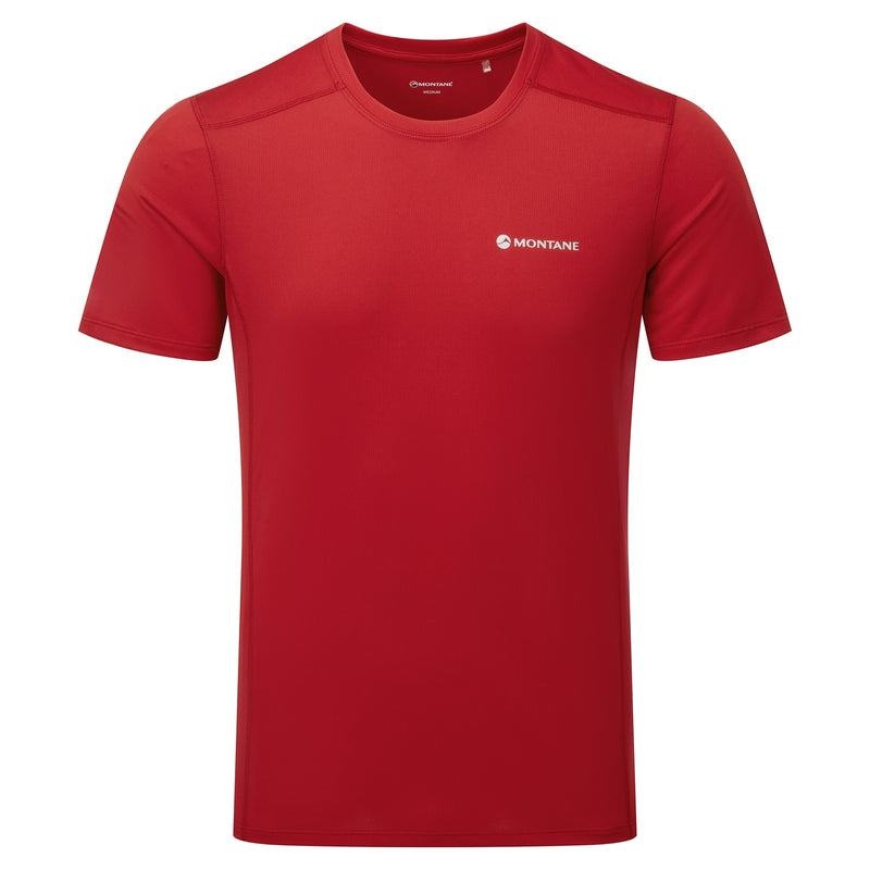 Dark Red Montane Dart Lite Men\'s T Shirts | WAU3573LQ