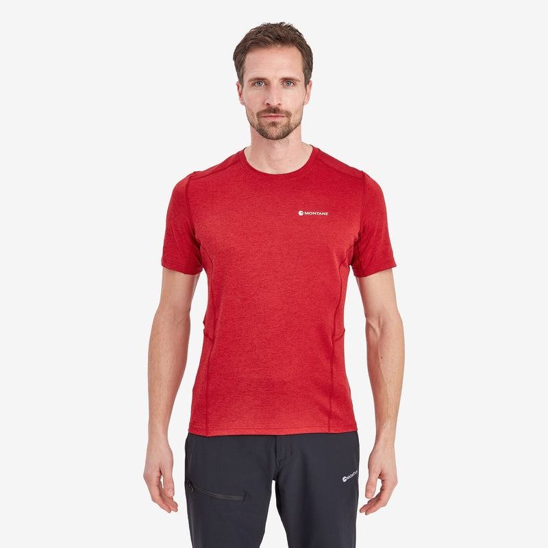 Dark Red Montane Dart Men's T Shirts | HBY637HY