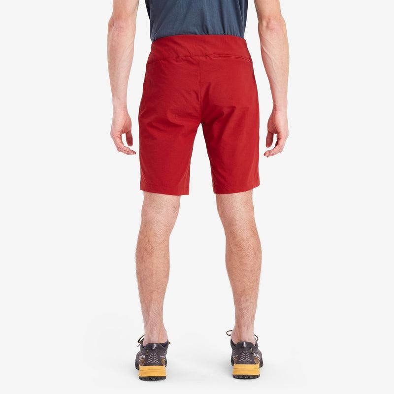 Dark Red Montane Dynamic Lite Men's Shorts | TCK4955NU