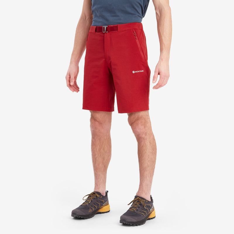 Dark Red Montane Dynamic Lite Men's Shorts | TCK4955NU