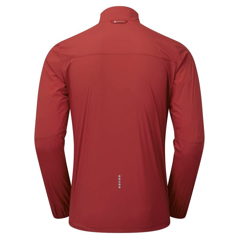 Dark Red Montane Featherlite Windproof Men's Jackets | YJE9338LN