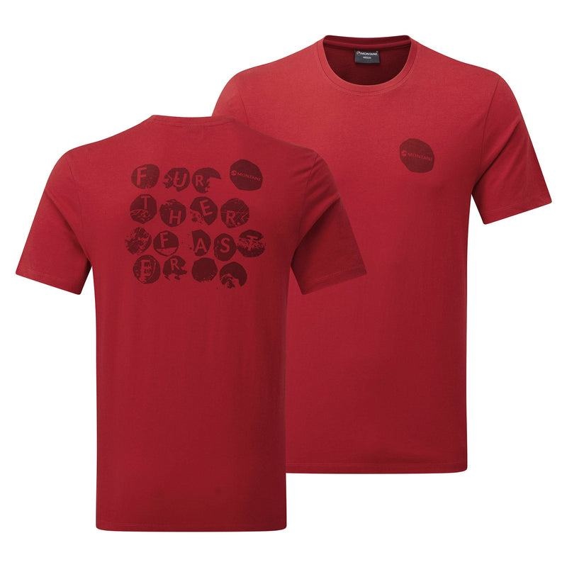 Dark Red Montane Transpose Men's T Shirts | RFA6191XL