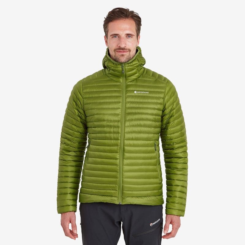 Green Montane Anti-Freeze Lite Hooded Men's Down Jackets | ROL7848OO