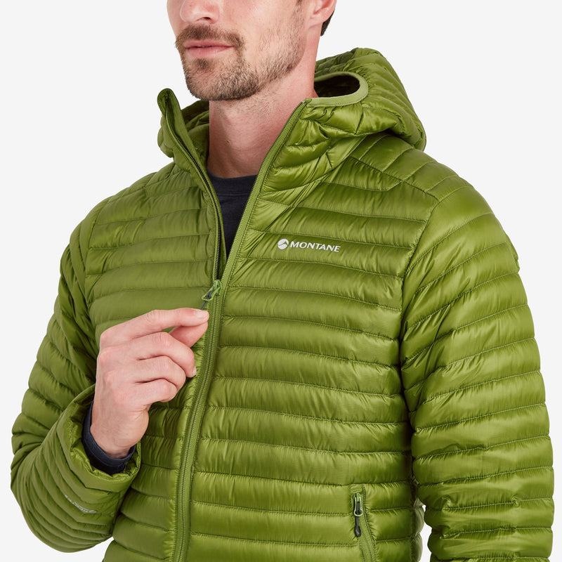 Green Montane Anti-Freeze Lite Hooded Men's Down Jackets | ROL7848OO